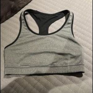 Darker gray sports bra